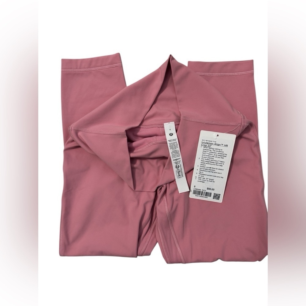 Lululemon Align High-Rise Crop 23"' in Pink Tide - Picture 5 of 6